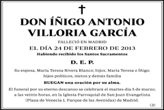 Íñigo Antonio Villoria